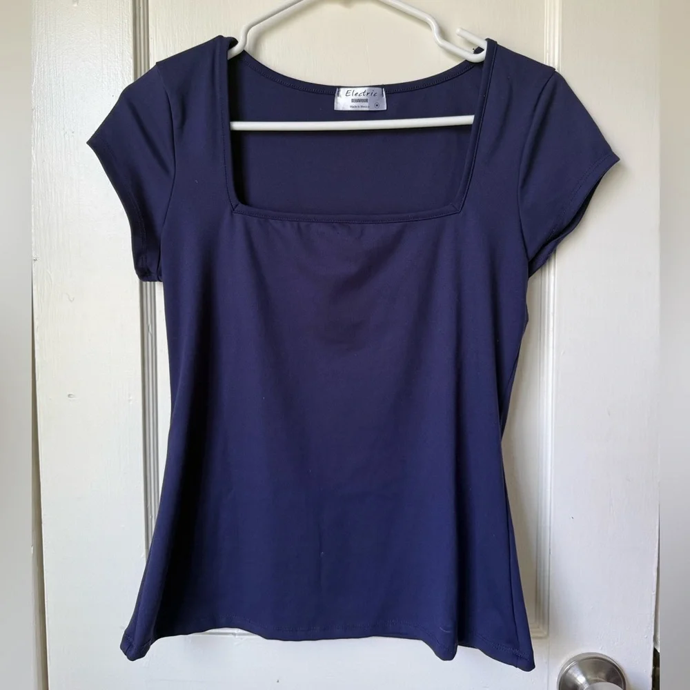 Navy blue basic tee - Picture 1 of 2
